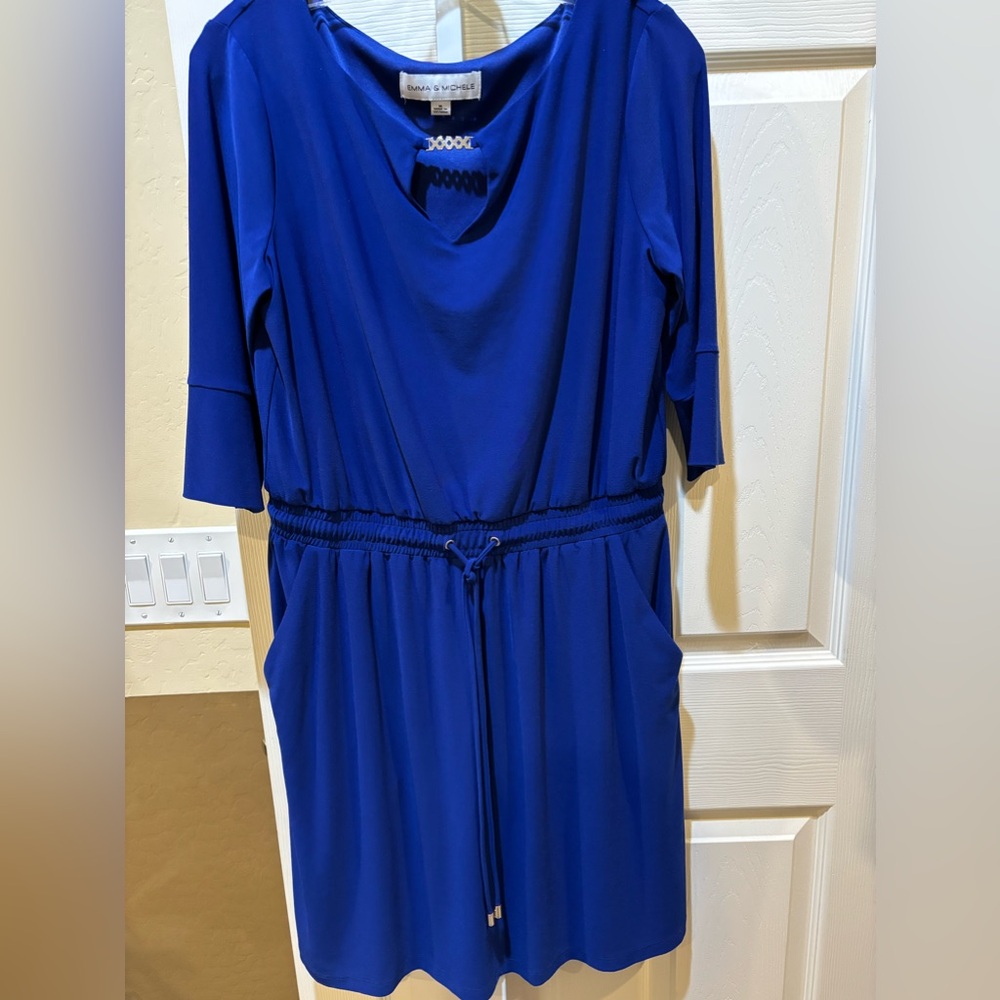 Emma & Michelle - Royal Blue dress - size medium